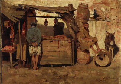 Slakteri i Tanger av Théo van Rysselberghe