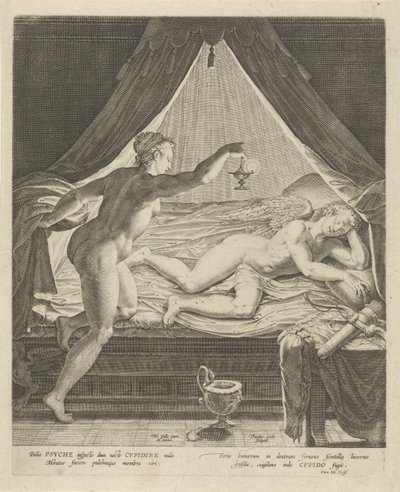Amor och Psyche av Theodoor Galle
