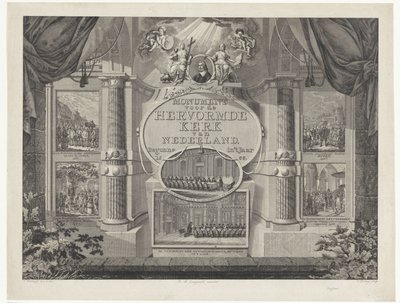 Monument till den reformerade kyrkan i Nederländerna, från 1566 Monument till den reformerade kyrkan i Nederländerna. Började år 1566 (titel på objekt) av Theodoor Koning