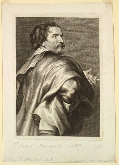 Porträtt av Theodore Rombouts av Theodoor Rombouts