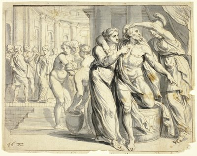 Ulysses återkomst av Theodoor van Thulden