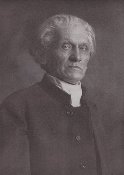 Stefan George, tysk symbolistisk poet (svartvitt foto) av Theodor Hilsdorf