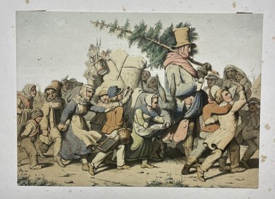 Sankt Nikolaus omgiven av barn av Theodor Mintrop