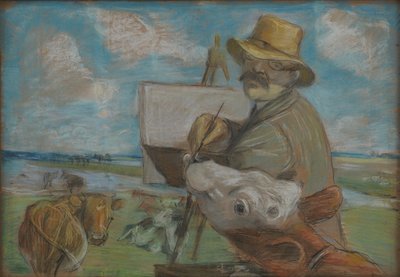 Självporträtt av Theodor Philipsen