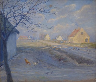Vägen till Köpenhamn från Kastrup. Ön Amager av Theodor Philipsen