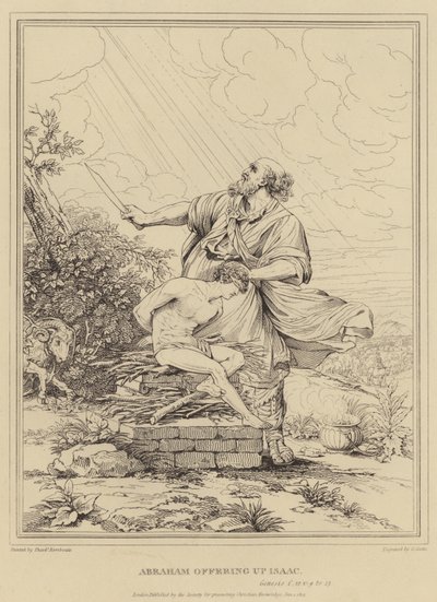 Abraham offrar Isak, 1 Mosebok av Theodor Rombouts