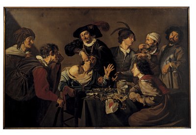 The Tooth Extractor (olja på duk) av Theodor Rombouts