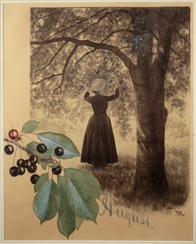 augusti av Theodor Kittelsen