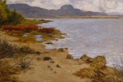 Strandscen vid Soneren (Andersnatten) av Theodor Severin Kittelsen