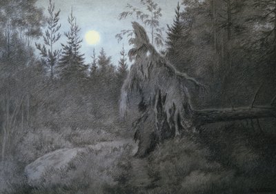 Skrämmande, krypande, prasslande, livligt av Theodor Kittelsen