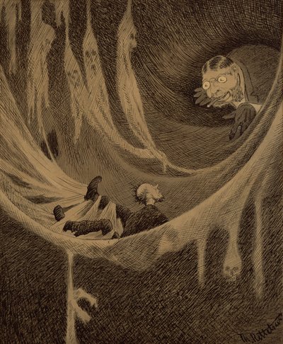 På webben av Theodor Severin Kittelsen