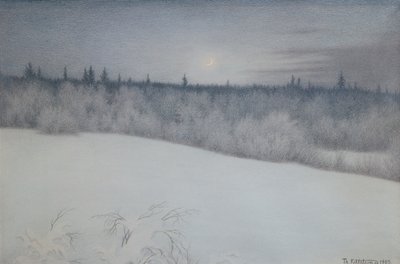 Nyårsafton av Theodor Kittelsen