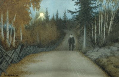 På vägen hem av Theodor Kittelsen