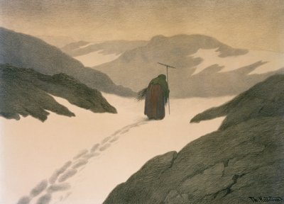 Pesten på berget av Theodor Kittelsen