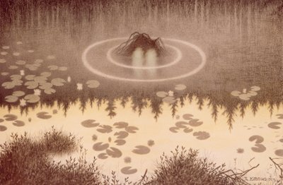 Vattensprit (Nokken) av Theodor Severin Kittelsen