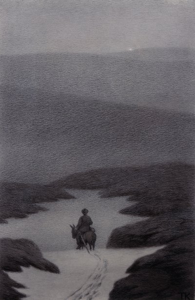 Ja, jag ser något långt borta sa pojken, det skimrade av Theodor Kittelsen
