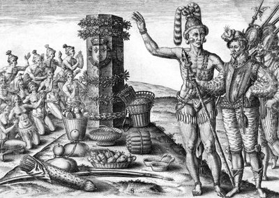 Florida Indians av Theodor de Bry