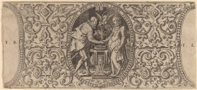 Prydnad av Theodor de Bry