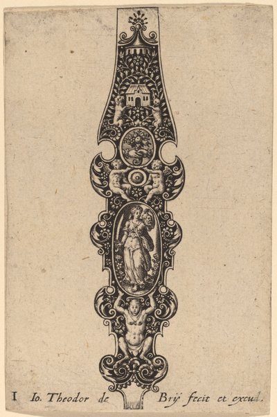 Prydnad av Theodor de Bry