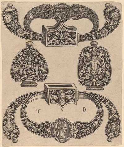 Prydnad av Theodor de Bry