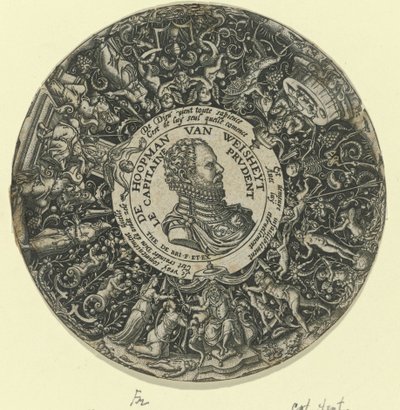 Porträtt av William I, Prince of Orange De Hoopman van Weisheyt / Le Capitaine Prudent (titel på objekt) av Theodor de Bry