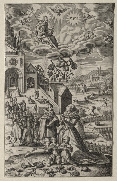 Bön av Theodor de Bry