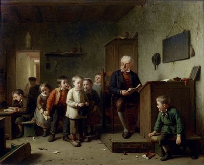 Klassrummet, 1872 av Theodore Bernard de Heuvel
