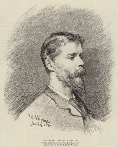 Mr Ernest Albert Waterlow (gravyr) av Theodore Blake (after) Wirgman