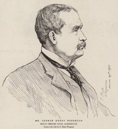 George Henry Boughton av Theodore Blake Wirgman