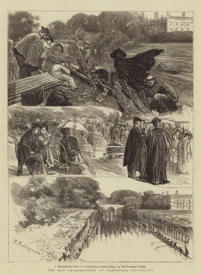 Majfirandet på Cambridge University av Theodore Blake Wirgman