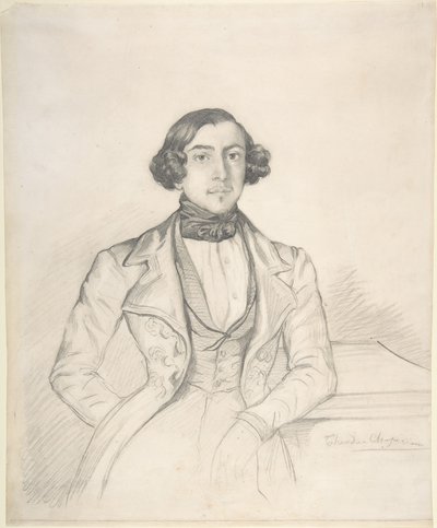 Greve Philibert-Oscar de Ranchicourt av Théodore Chassériau