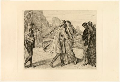 O My Fair Warrior!, tallrik fem från Othello av Théodore Chassériau