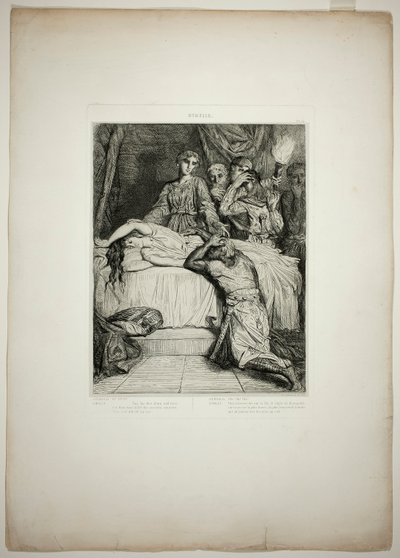 Oh! Oh! Oh!, platta fjorton från Othello av Théodore Chassériau