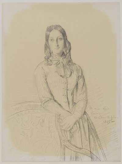 Porträtt av Madame Ravaisson av Théodore Chassériau