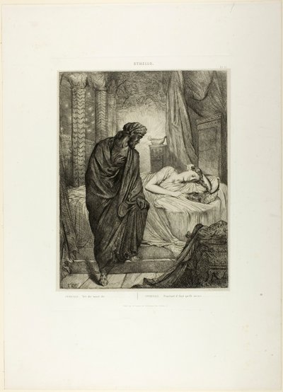 Yet She Must Die, tallrik elva från Othello av Théodore Chassériau