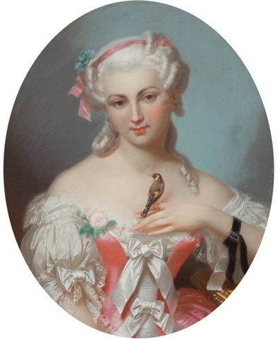 Anne Henriette av Frankrike (1727-1752), av Fantin-Latour, Theodore (1805-1872). Pastell på papper, Första hälften av 1800-talet. Privat samling av Theodore Fantin Latour