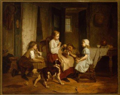 Glad familj av Theodore Gerard