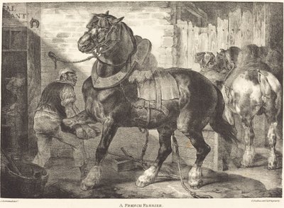 En fransk hovslagare av Theodore Gericault