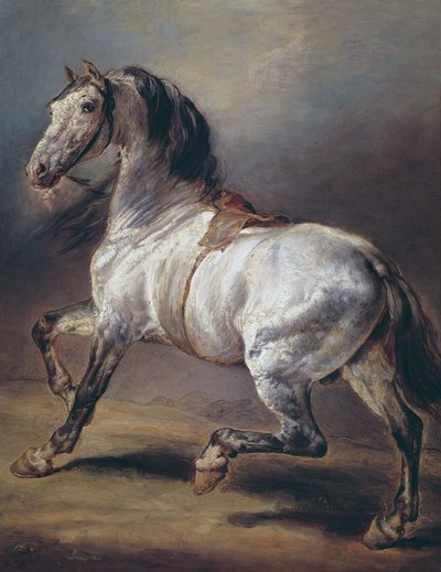 En studie av en häst av Theodore Gericault