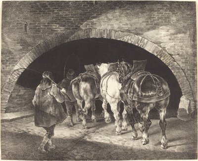 Adelphi Wharf av Theodore Gericault