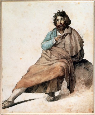 En italiensk montagnard av Theodore Gericault