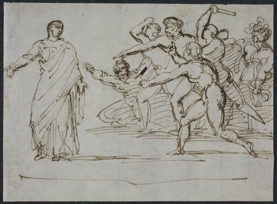 Mordet på Tiberius av Theodore Gericault