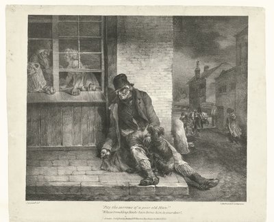Tiggare Synd en stackars gammal mans sorger! (titel på objekt) Olika ämnen dras till liv (serietitel) Olika ämnen hämtade från livet (serietitel) av Theodore Gericault