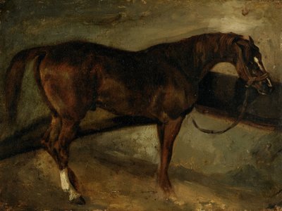 Brun häst av Theodore Gericault