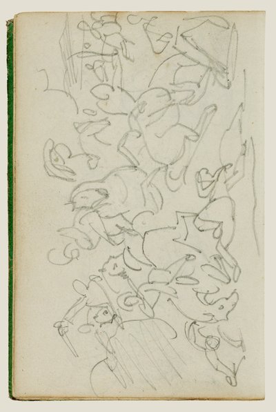 Kavalleristrid av Theodore Gericault