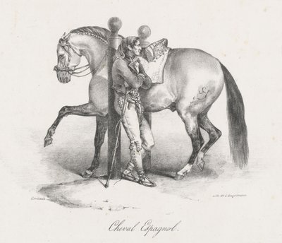 Spansk häst (A Spanish Horse) av Theodore Gericault