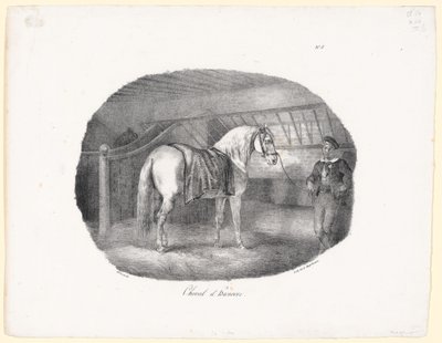 Hannoveraner (A Hanoverian Horse) av Theodore Gericault