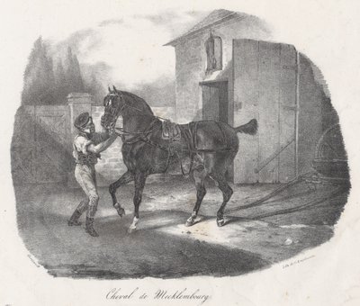 Mecklenburghäst (A Mecklenburg Horse) av Theodore Gericault