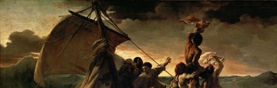 Franska:  Le Radeau de La Méduse Medusas flotte av Theodore Gericault