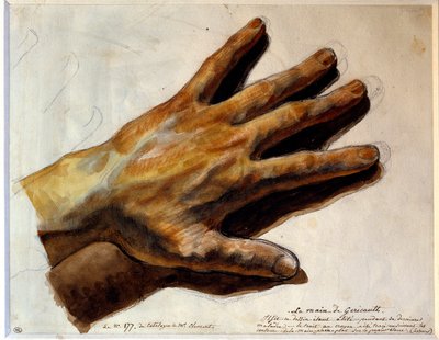 Gericaults hand av Theodore Gericault